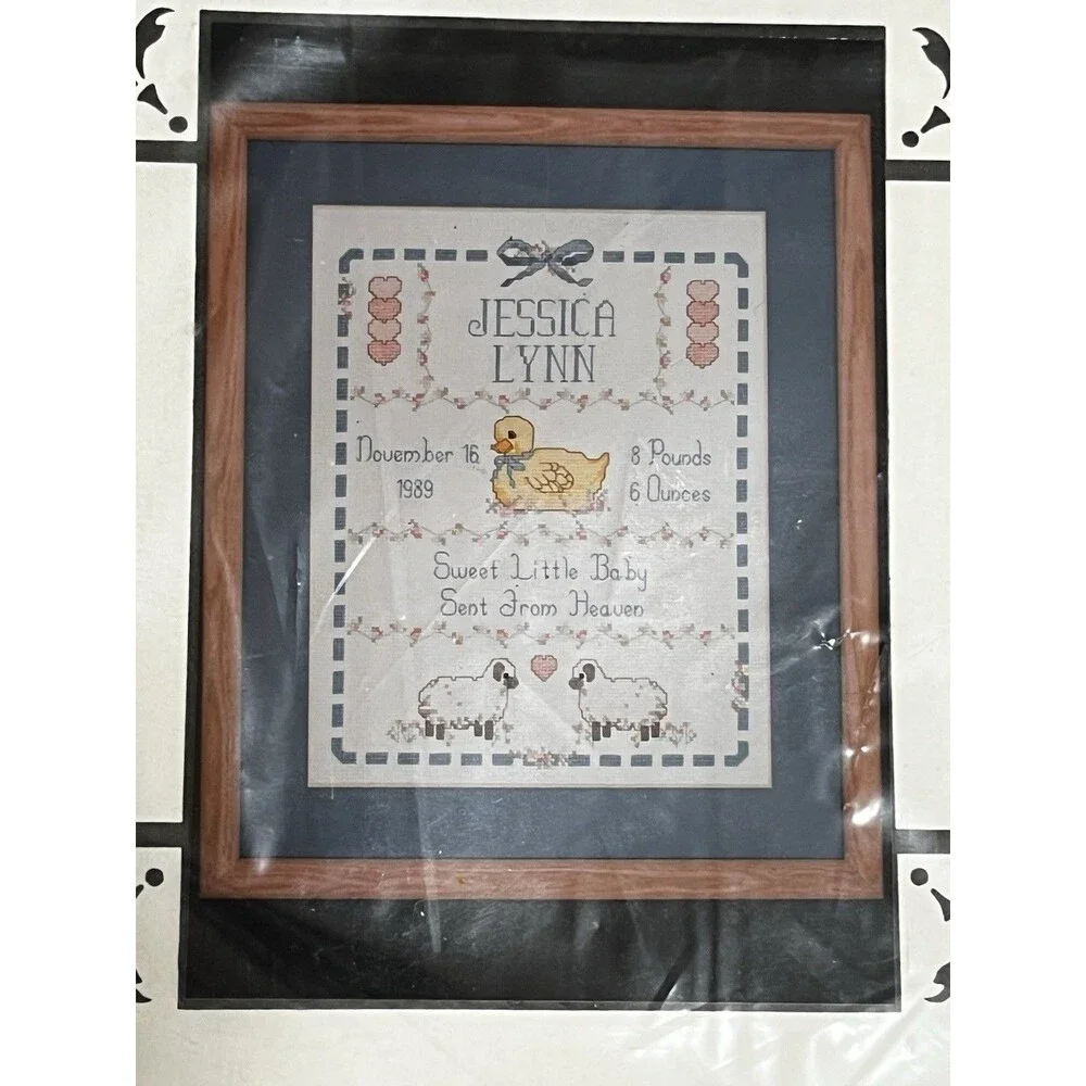 Imaginating Sweet Little Baby Birth Record Kit New Lambs/Sheep Duck Hearts